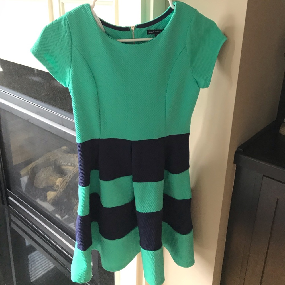 Cute Navy Blue and Teal dress
